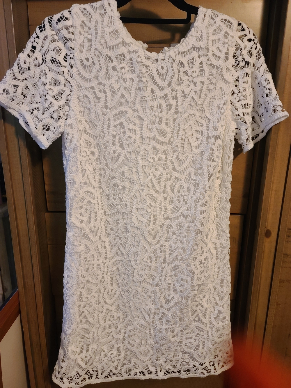 Sanctuary White Crochet Lace Mini Dress